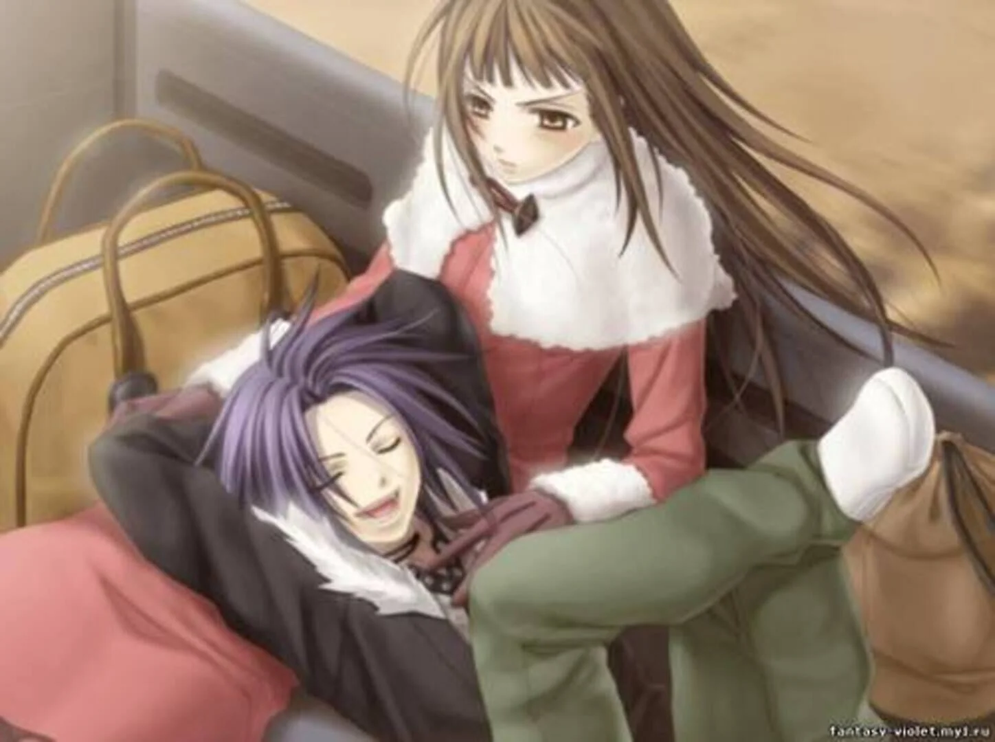 Screenshot from Hiiro no Kakera: Ano Sora no Shita de