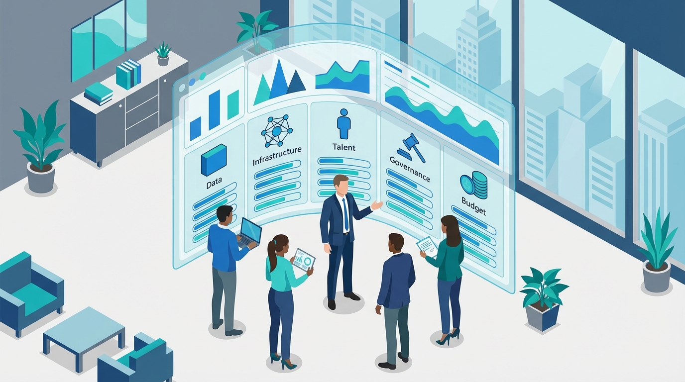 Organizational readiness scorecard for enterprise AI adoption